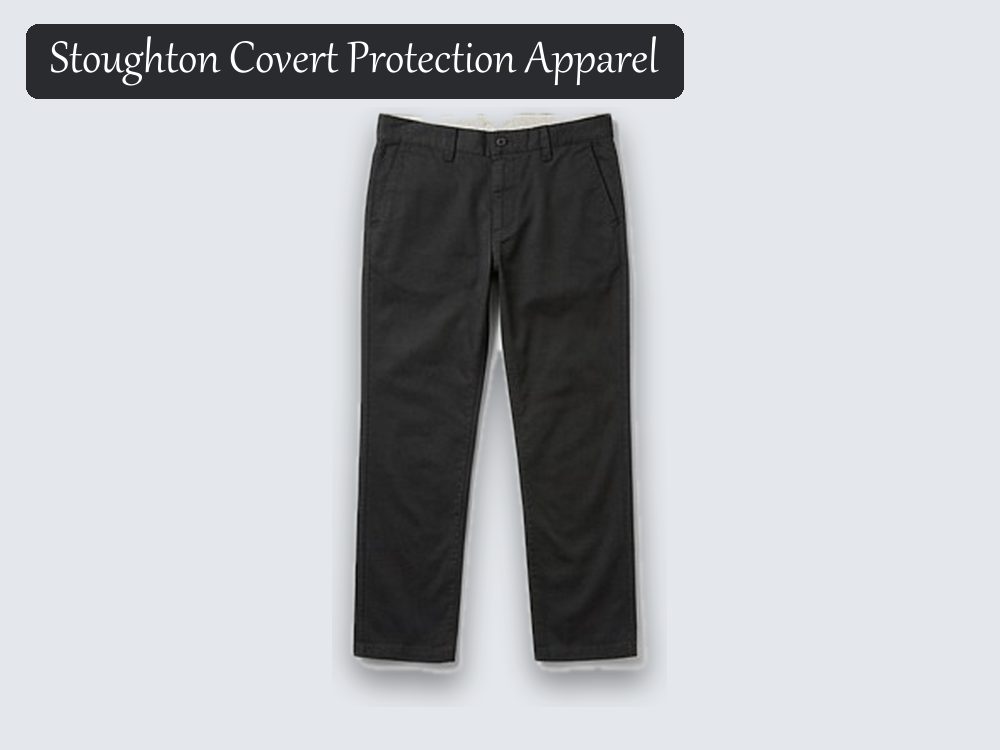 Stab-resistant chinos, black