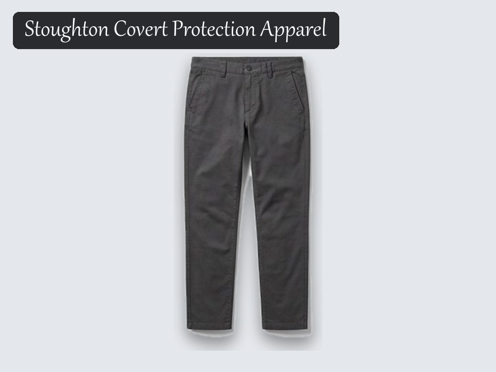 Stab-resistant chinos, charcoal