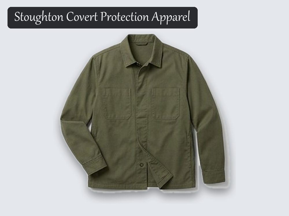 Stab-resistant shirt-jacket, olive
