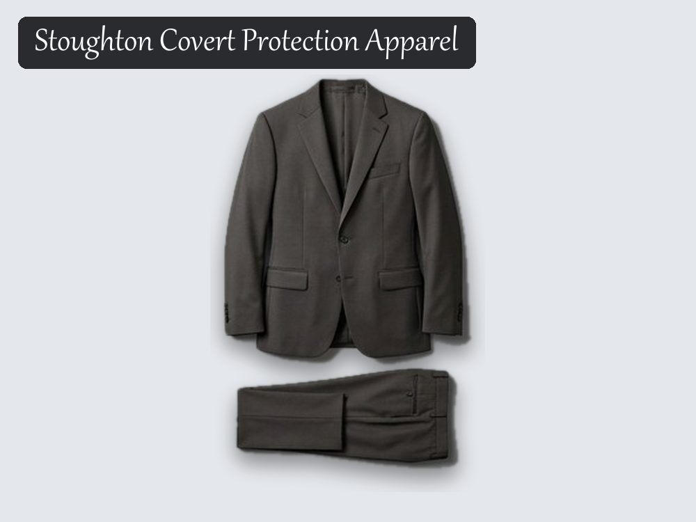 Stab-resistant suit, taupe